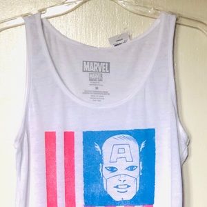 Captain America tank top, size medium